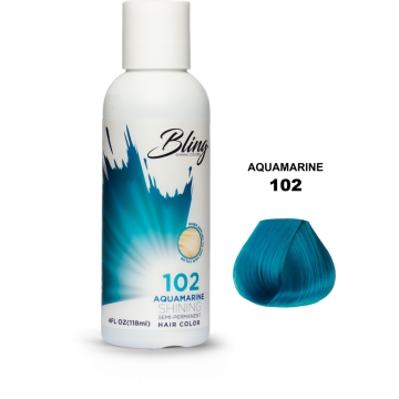 Bling Semi Permanent Hair Color 102 - Aquamarine 118 ml