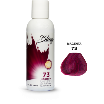 Bling Semi Permanent Hair Color 73 - Megenta 118 ml