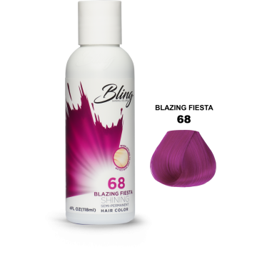 Bling Semi Permanent Hair Color 68 - Blazing Fiesta 118 ml