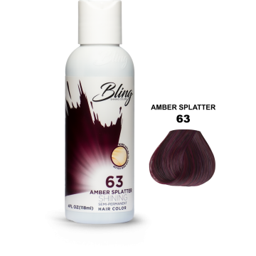 Bling Semi Permanent Hair Color 63 - Amber Splatter 118 ml