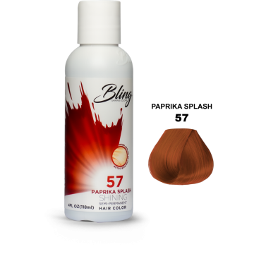 Bling Semi Permanent Hair Color 57 - Paprika Splash 118 ml