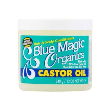 Blue Magic Organics Castor Oil 340 g - Haarolie voor glans en hydratatie