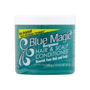 Blue Magic Bergamot Hair & Scalp Conditioner - Green 340 g