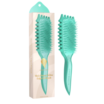 Bounce Curl Slick-Dense Define EdgeLift Brush in teal
