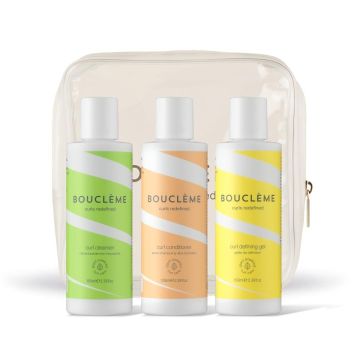 Boucleme Travel Kit Curls - Cleanser - Conditioner and Curl Defining Gel