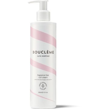 Boucleme Fragrance Free Curl Cream 300ml voor gedefinieerde krullen