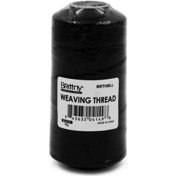 Weaving Thread Jumbo in zwart voor haarextensions