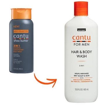 Cantu Men's 2-in-1 Hiar & Body Wash 400 ml