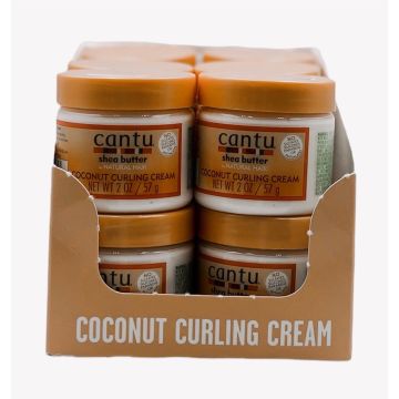 12x Cantu Shea Butter Natural Hair Coconut Curling Cream 57 gr (pack of 12)