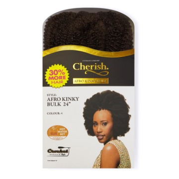 Cherish Afro Kinky Bulk - 4 haarproduct