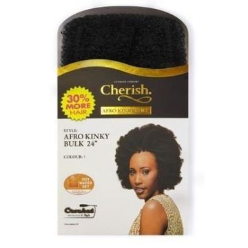 Cherish Afro Kinky Bulk 1 haarextensions voor volumineuze kapsels