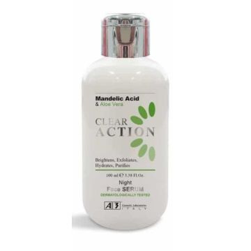 Clear Action Night Face Serum 100ml in verpakking