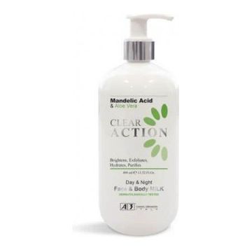 Clear Action Face and Body Milk 400ml