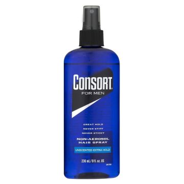 Consort Non Aerosol Hair Spray Unscented Extra Hold 236ml