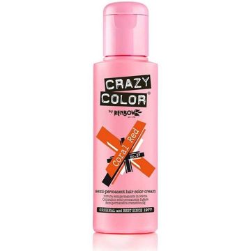 Crazy Color - Coral Red - 100 ml haarkleurspoeling