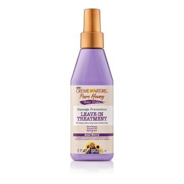 Creme of Nature Pure Honey Hair Food Acai Berry Damage Prevention Leave-In Treatment 236 ml