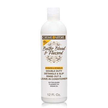 Creme of Nature Butter Blend & Flaxseed Rinse-Out & Leave-In Conditioner 354 ml