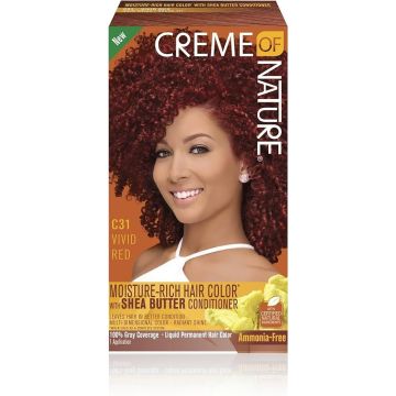 Creme of Nature Moisture-Rich Hair Color Kit C31 Vivid Red