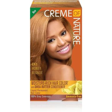 Creme of Nature Moisture-Rich Hair Color Kit C41 Honey Blonde