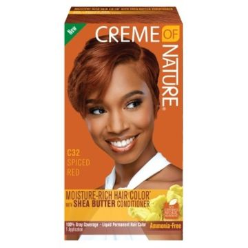 Creme of Nature Moisture-Rich Hair Color Kit C32 Spiced Red