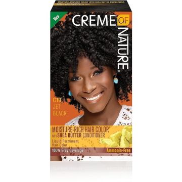 Creme of Nature Moisture-Rich Hair Color Kit C10 Jet Black