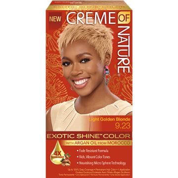Creme of Nature Exotic Shine Color 9.23 Golden Blond haarkleuring