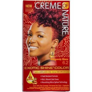 Creme of Nature Exotic Shine Color 6.2 Burgundy Blaze haarkleuring