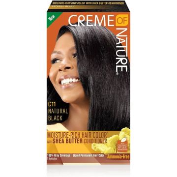 Creme of Nature Moisture-Rich Hair Color Kit C11 Natural Black