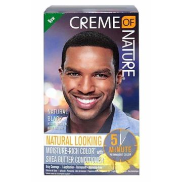 Creme of Nature Men Hair Color Natural Black