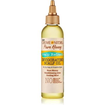 Creme of Nature Pure Honey Scalp Refresh Invigorating Scalp Oil 118 ml