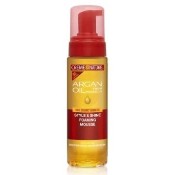 Creme of Nature Argan Oil Style & Shine Foaming Mousse 207 ml