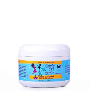 Curls Curly Q Custard – Curl Cream for Thick, Kinky Textured Curls 8oz