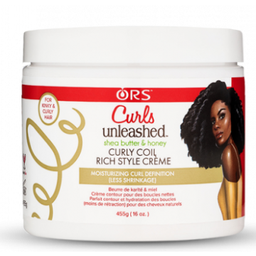 Ors Curls Unleashed Shea Butter And Honey Curly Coil Rich Style Creme (curl Defining Crème) 455 g