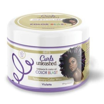 Curls Unleashed Color Blast Temporary Hair Makeup Wax Violette 6 oz