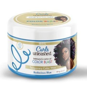 Curls Unleashed Color Blast Wax Bodacious Blue 6 oz