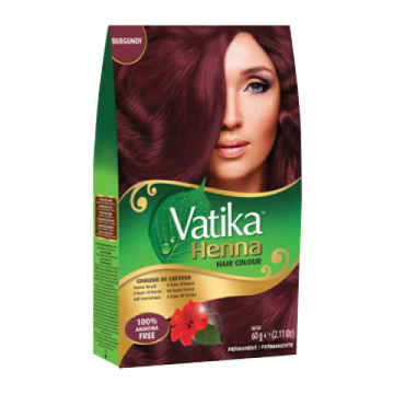 Dabur Vatika Henna Hair Color 6x10 gr - Burgundy