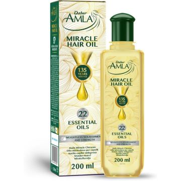 Dabur Amla Miracle Hair Oil - 22 Essential Oils 200ml
