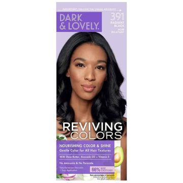 Dark and Lovely Reviving Color Radiant Black 391 haarkleur