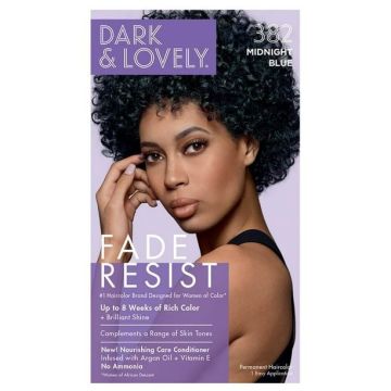 Dark and Lovely Fade Resist Haarverf 382 Midnight Blue