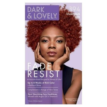 Dark and Lovely Fade Resist Haarverf - 394 Vivacious Red