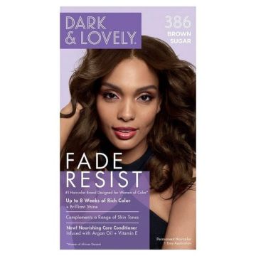 Dark and Lovely Fade Resist Haarverf - 386 Sugar Brown