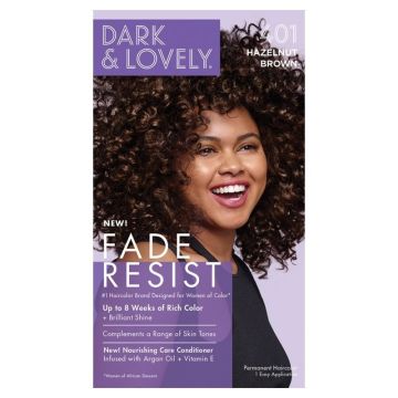 Dark and Lovely Fade Resistant Rich Conditioning Color Hazelnut Brown 401