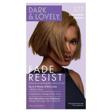 Dark and Lovely Fade Resist Haarverf - 377 Sunkissed Brown