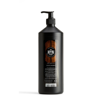 Dear Barber Hair & Beard Shampoo 1000ml verpakking