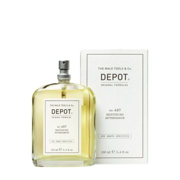Depot N° 407 Restoring Aftershave 100ml verpakking