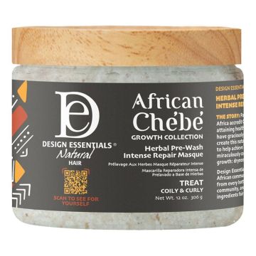 Design Essentials African Chebe Herbal Pre-Wash Intense Repair Masque 306g