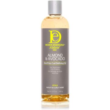Design Essentials Natural Almond & Avocado Anti Frizz Curl Defining Gel 345gr