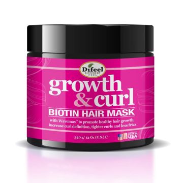 Difeel Growth and Curl Biotin Hair Mask 340ml