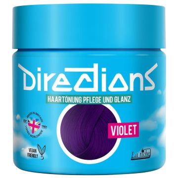 Directions Hair Color in Violet - 88 ml verpakking