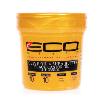 Eco Style Gold Olive Oil & Shea Butter & Black Castor Oil & Flaxseed 16oz